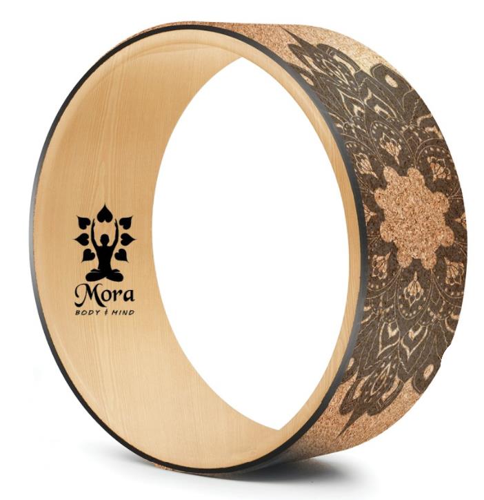 Roda de ioga de fusta