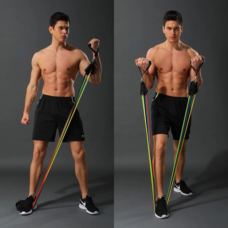 11 Pcs Resistance Band Set